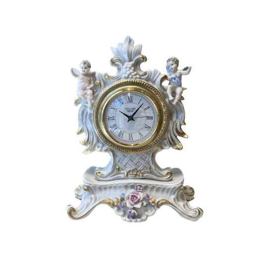 Venetian Clock With Angels Mix LIght Color