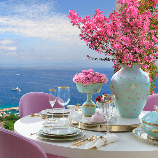 Dining Set - Butterfly Dining Set - Aquamarine