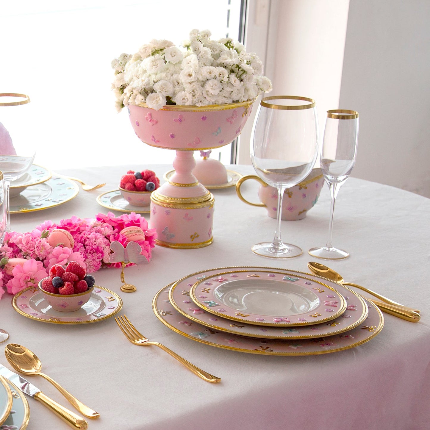 Dining Set - Butterfly Dining Set - Pink