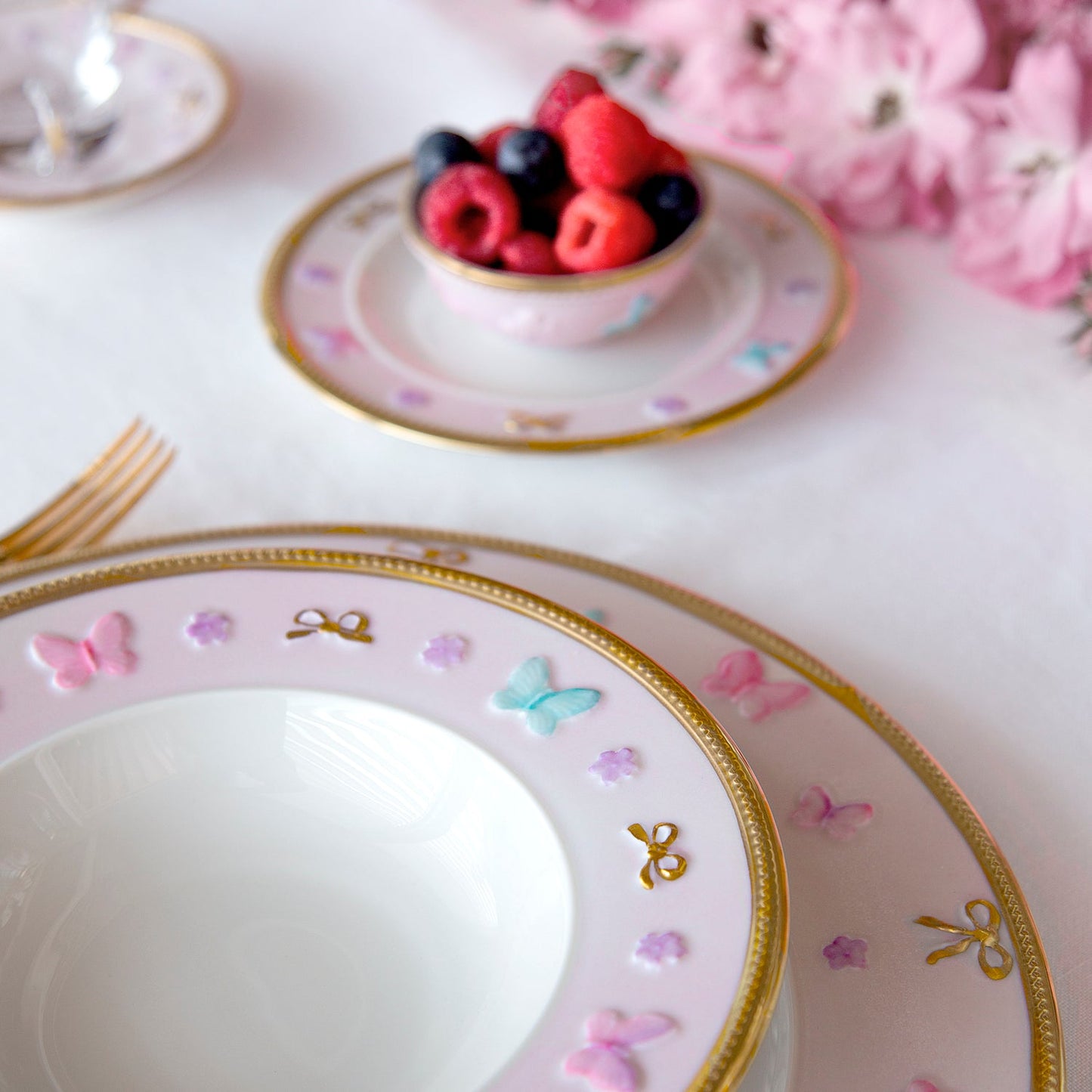 Dining Set - Butterfly Dining Set - Pink