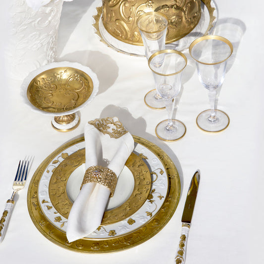 Dining Set - Taormina - Gold