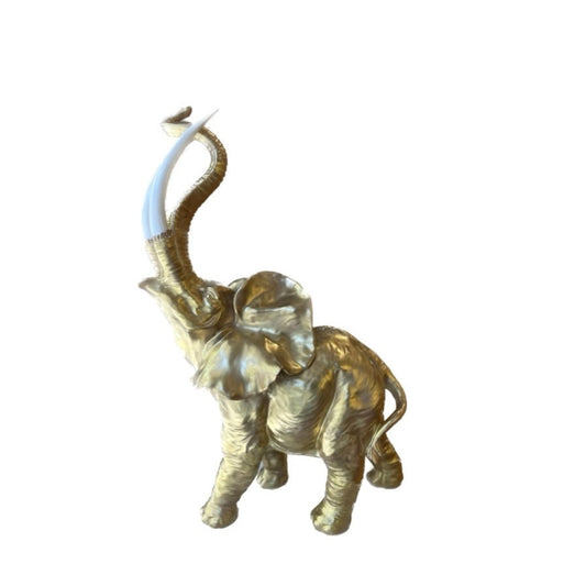 Medium Size 3 Elephant - Full Antique Gold