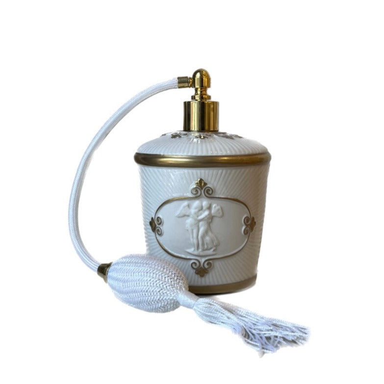 Amalfi Perfume Bottle - White Antique Gold